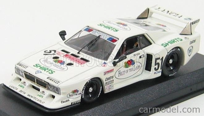 Najlepší model Lancia Beta Montecarlo N 51 Zolder 1980 H.heyer 1:43 White