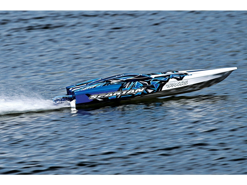 RC loď Traxxas Spartan TQi RTR, oranžová