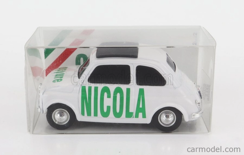 Brumm Fiat 500 Nicola - Oppure 1:43 biela
