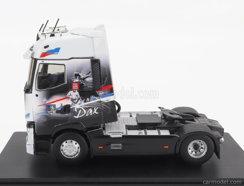 Eligor Renault T-line Vysoký ťahač Dax 2-assi 2021 1:43 čierna biela
