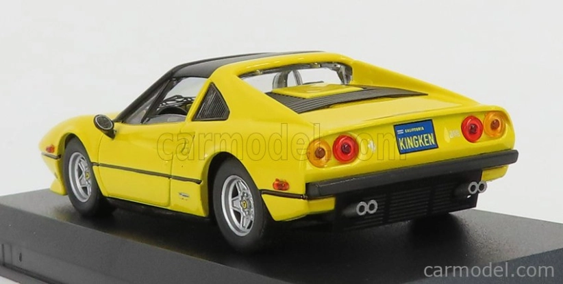 Najlepší model Ferrari 308 Gts Spider Closed 1978 - Osobné auto Kenny Roberts 1:43 Yellow Black
