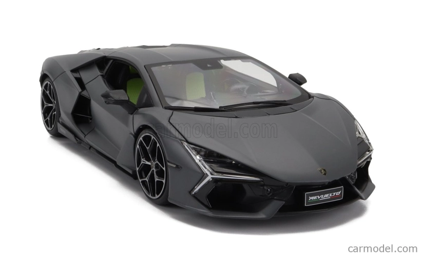 Maisto Lamborghini Revuelto Hybrid 2023 – Exclusive Carmodel 1:18 Vulcano matná sivá