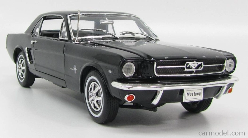 Welly Ford usa Mustang 1/2 Hard-top 1964 1:18 Black