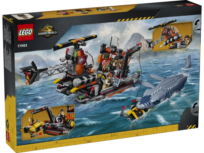 LEGO Jurassic World - Útok dinosaura mosasaura na na loď