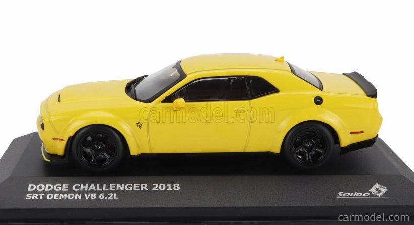 Solido Dodge Challenger Coupe 2018 1:43 Žlutá Černá