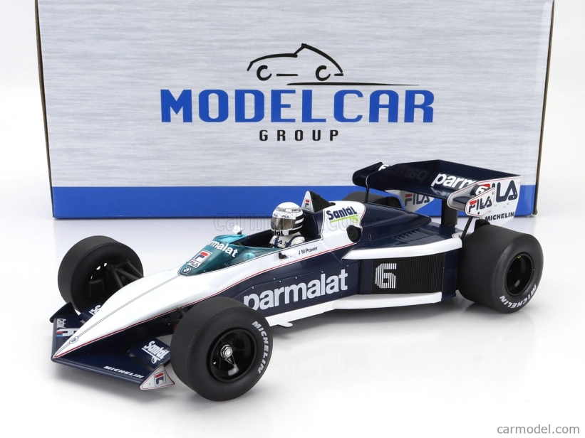 Mcg Brabham F1 Bt52 Parmalat N 6 Winner South African Gp 1983 Riccardo Patrese 1:18 Bílá Modrá