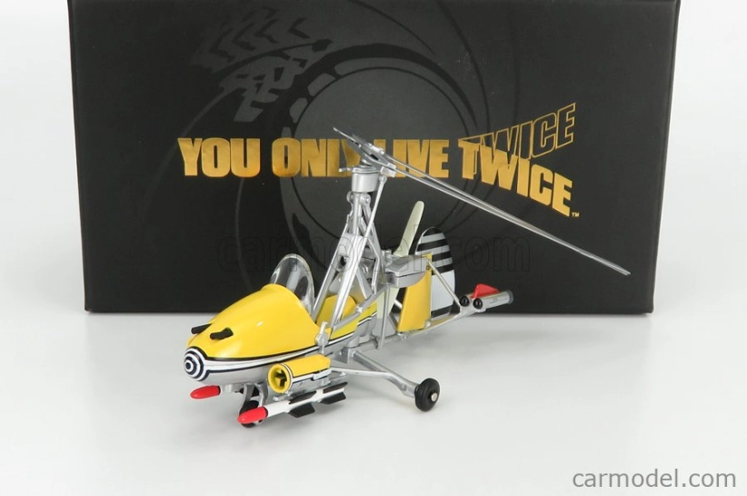 Corgi Gyrocopter Little Nellie 1967 - James Bond 007 - Helicopter You Only Live Twice 1:36 Žlutá Šedá