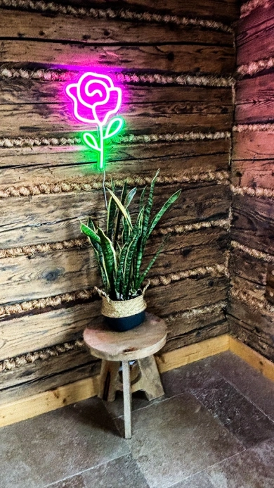 2Kids Toys LED NEON LIGHT lampička Ruža