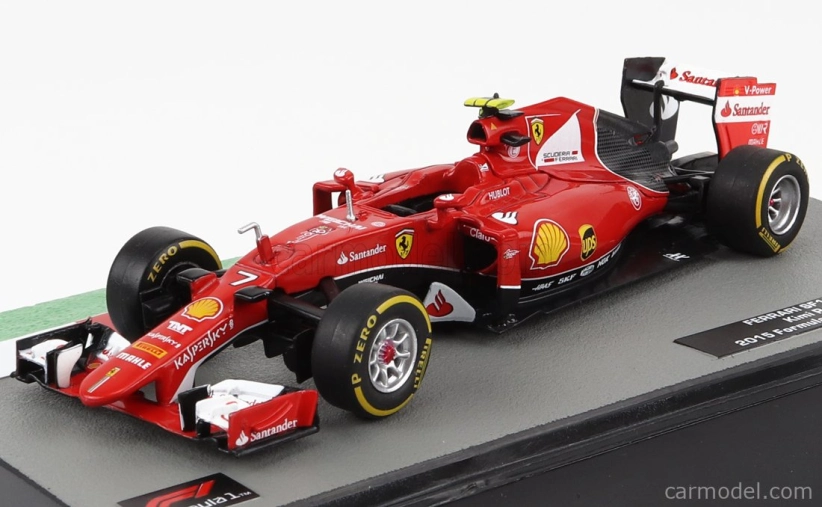 Edicola Ferrari F1 Sf15-t N 7 Season 2015 Kimi Raikkonen 1:43 Red