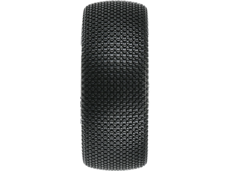 Kolesá Pro-Line 3,3", pneumatiky Slide Lock S3 Buggy, biely disk H17 (2)