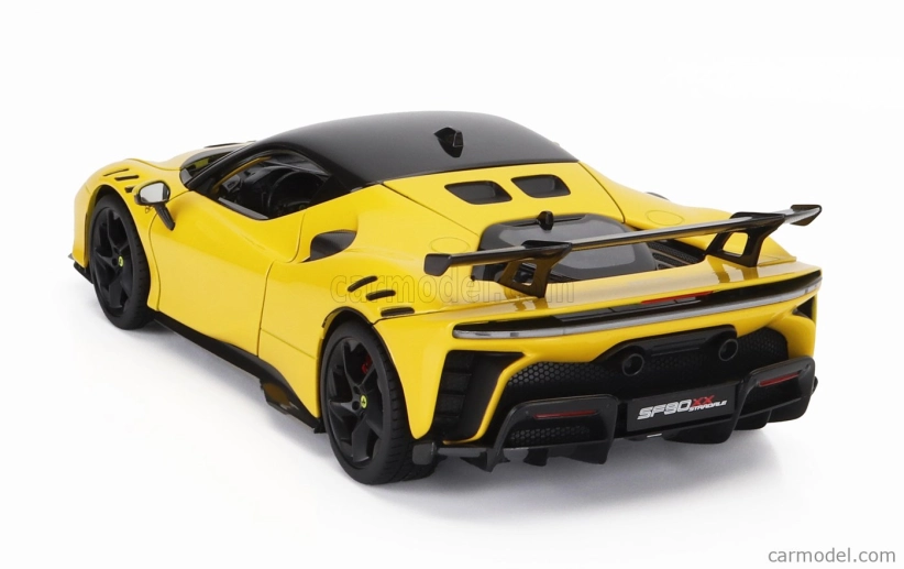 Bburago Ferrari Sf90xx Stradale 2024 1:18 Giallo Modena - Žlutá Černá