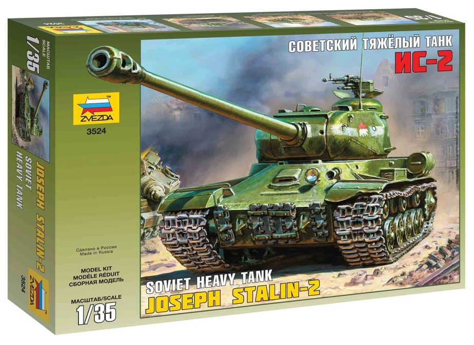 Zvezda těžký sovětský tank IS-2 (1:35)
