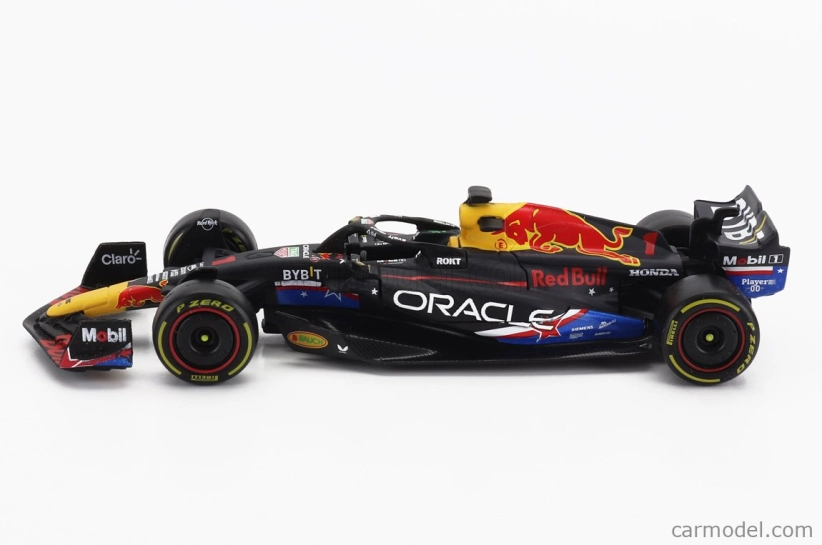 Bburago Red bull F1  Rb19 Team Oracle Red Bull Racing N 1 World Champion Winner Austin Usa Gp 2023 Max Verstappen 1:43 Matt Blue
