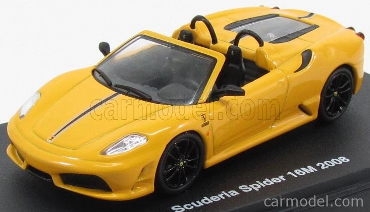 Edicola Ferrari F430 Scuderia 16m Spider 2008 1:43 Žlutá