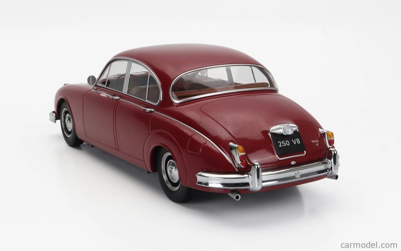Daimler 250 V6 Lhd 1962 v mierke kk - Hnedý interiér 1:18 Červená