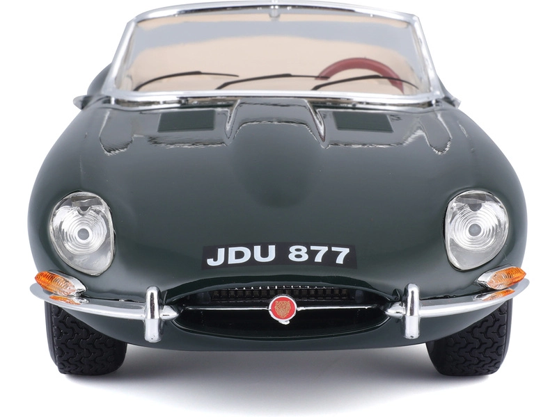 Bburago Jaguar E-type Cabriolet 1:18 zelená