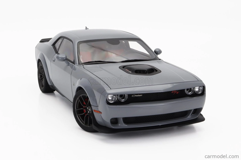 Autoart Dodge Challenger R/t Scat Pack Widebody 2022 1:18 Smok Show Grey