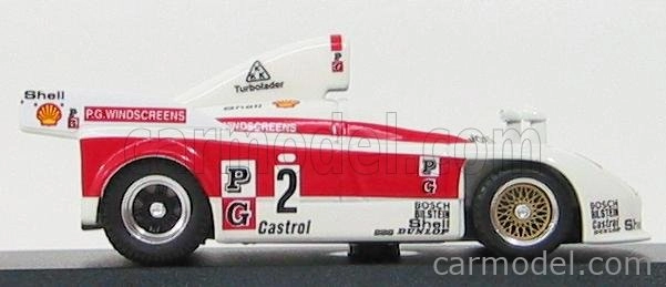 Najlepší model Porsche 908/4 N 2 Kyalami 1981 Brunn - Barth - Martin 1:43 Biela červená