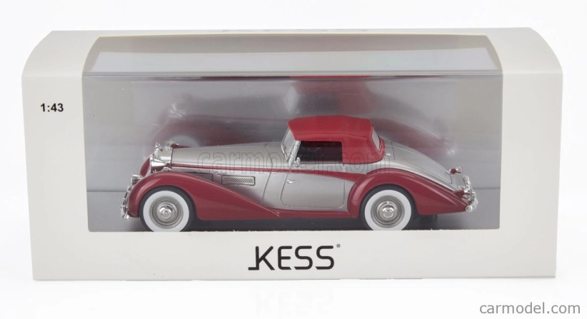 Kess-model Bentley Mkvi Drophead Ch.b122da Coupe Cabriolet Closed 1949 1:43 Silver Red