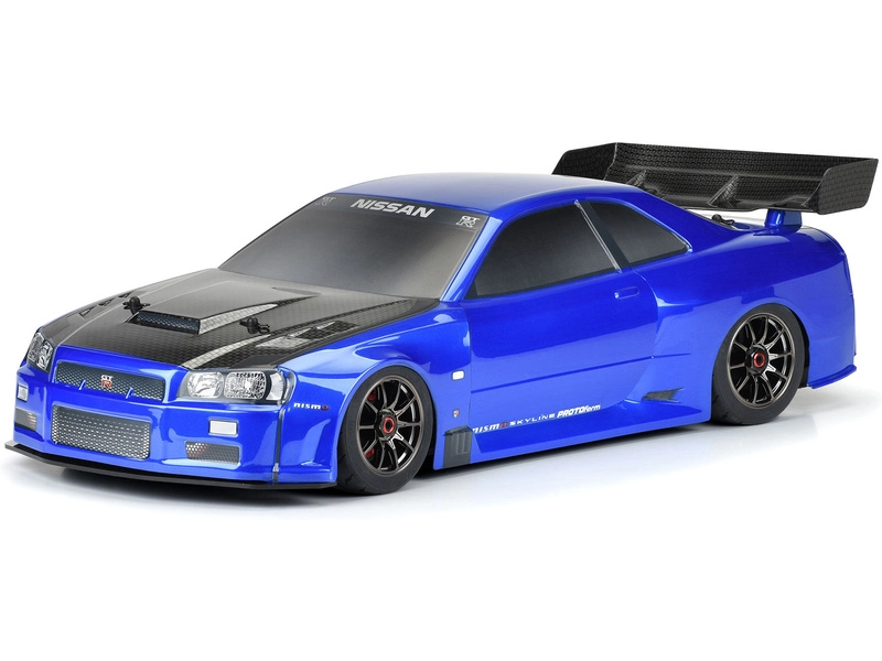 Karoséria PROTOform 1:7 Nissan Skyline GT-R R34 2002 modrá: Infraction 6S
