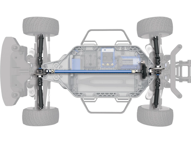 RC auto Traxxas Rally 1:10 4WD VXL TQi Bluetooth