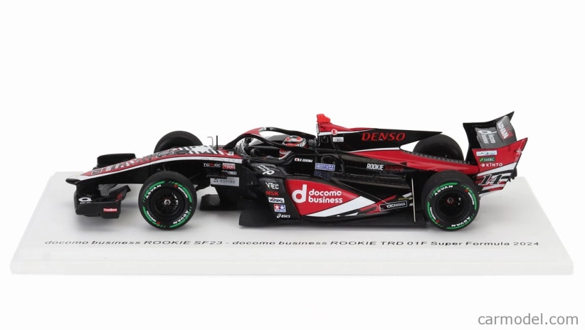 Spark-model Dallara Sf23 Trd 01f Team Rookie Racing N 14 Super Formula Season 2024 Kazuya Oshima 1:43 Černá Červená