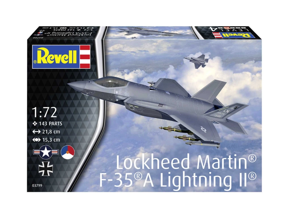 Plastic ModelKit lietadlo 03799 - F-35A (1:72)