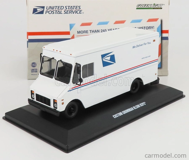 Greenlight Grumman Olson Llv Truck United States Postal Service Delivery 1993 1:43 Biela