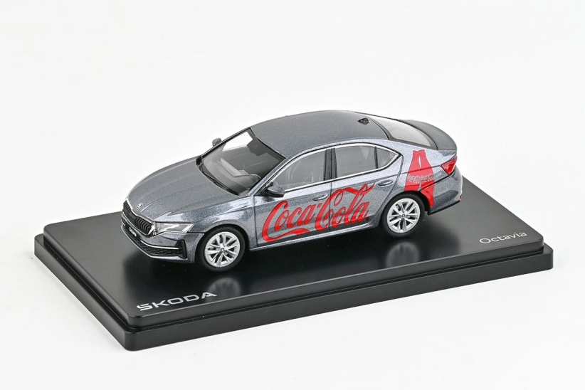 Abrex Škoda Octavia IV FL (2024) 1:43 - Coca-Cola