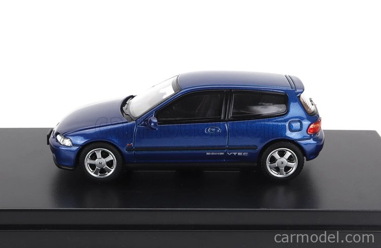 Lcd-model Honda Civic Eg6 Vtec 1993 1:64 Blue