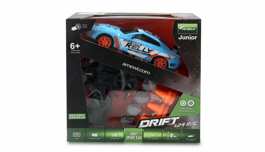 RC auto Drift Sport Car Nissan Skyline GT-R 1:24