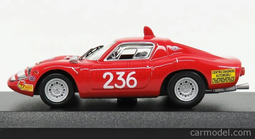 Best-model Fiat Abarth Ot1300 N 236 Winner Class Targa Florio 1970 Garufi 1:43 Red
