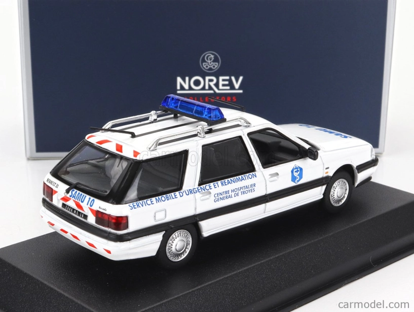 Norev Renault R21 Nevada Sw Station Wagon Samu Ambulance 1991 1:43 Biela