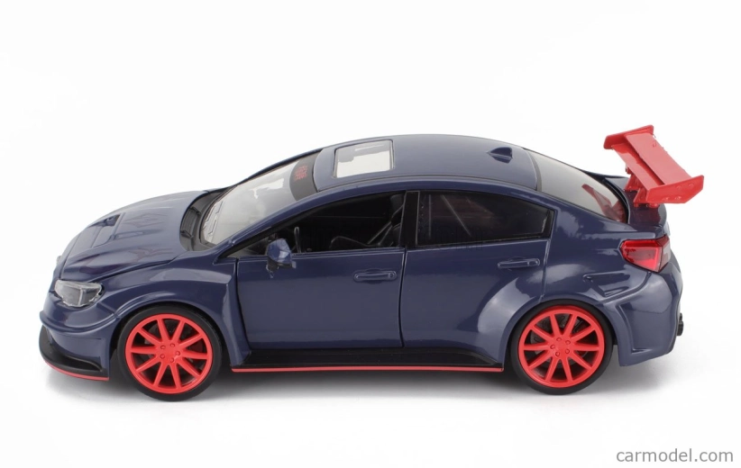 Jada Subaru Wrx Sti Whitebody With Jujutsu Kaisen Yuji Itadori Figure 2016 1:24 Grey