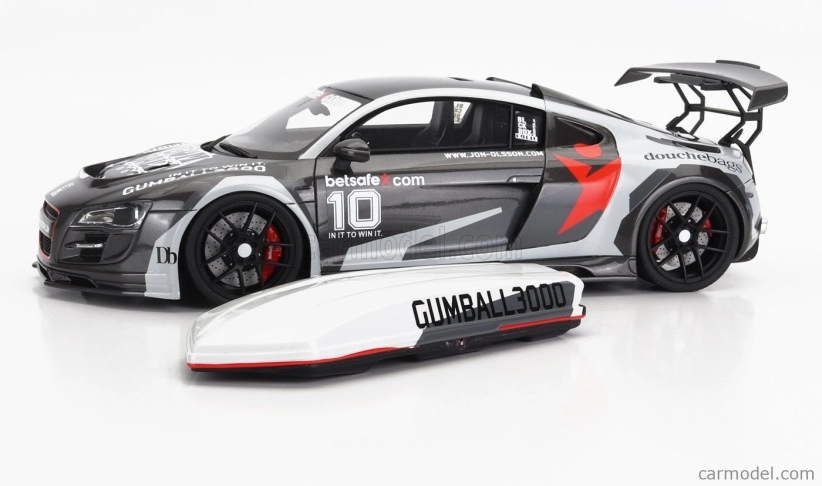 Gt-spirit Audi R8 N 10 Camo Body Kit 2013 1:18 Black Grey