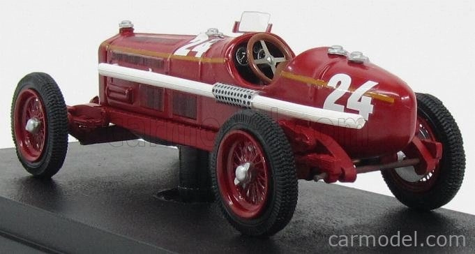 Rio-models Alfa romeo P3 Spider N 24 Monaco Gp 1932 B.boracchini 1:43 Červená
