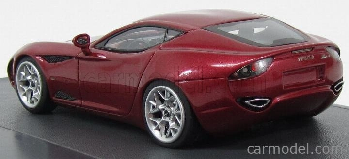 Modely v mierke Matrix Zagato Perana Z-one Coupe 2009 1:43 Red Met