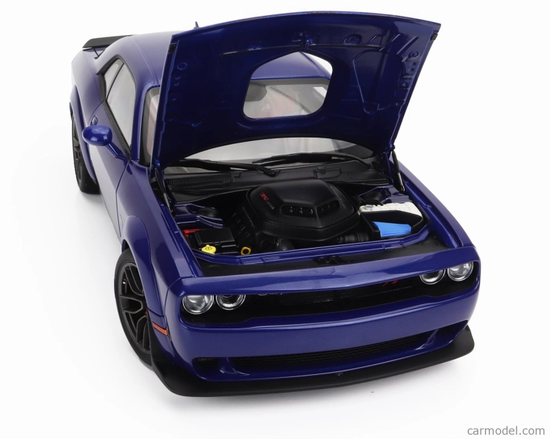 Autoart Dodge Challenger R/t Scat Pack Widebody 2022 1:18 Indingo Blue