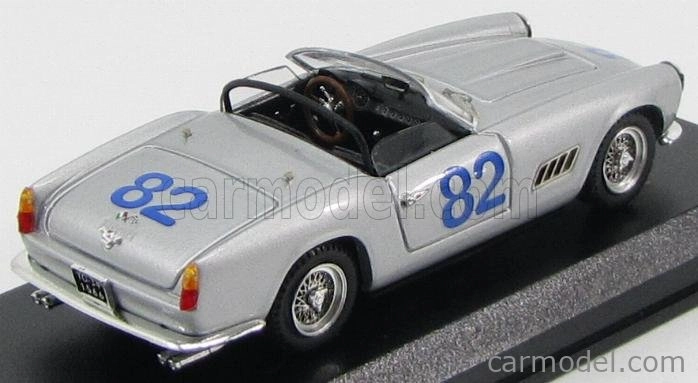 Art-model Ferrari 250 Swb California Spider N 82 Targa Florio 1962 U.de Bonis - R.fusina 1:43 Strieborná
