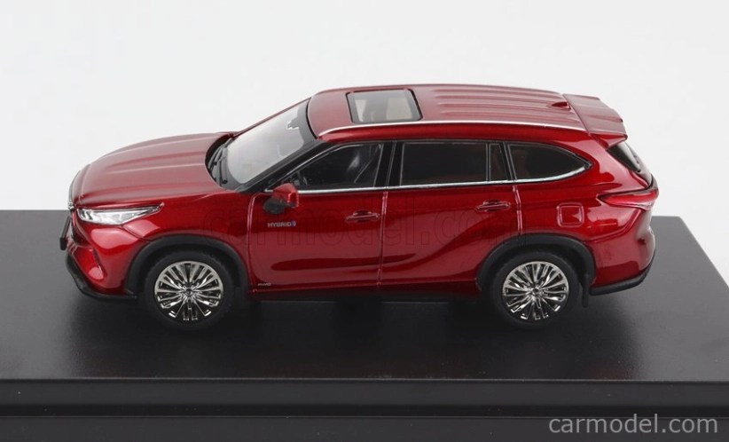 LCD model Toyota Highlander 2022 1:64 Červená