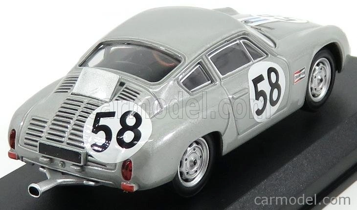 Najlepší model Porsche 356b Carrera Abarth Abarth Gtl N 58 12h Sebring 1963 Cassel - Sesslar 1:43 Grey