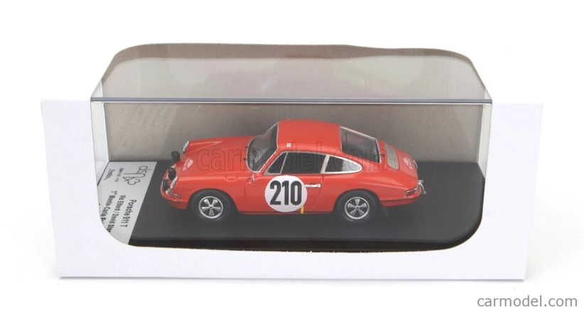 Trofeu Porsche 911t Coupe (night Version) N 210 Winner Rally Montecarlo 1968 Vic Elford - David Stone 1:43 Orange