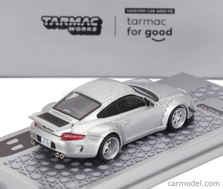 Tarmac Porsche 911 997-2 Rwb Coupe Abu Dhabi 2008 1:64 Strieborná