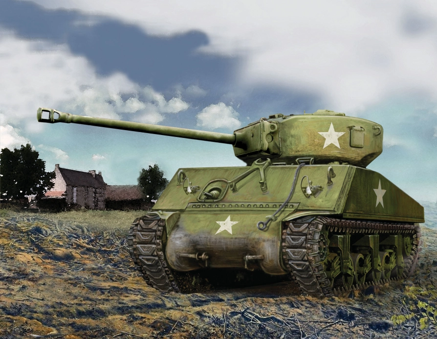 Zvezda Snap Kit - Sherman M-4 (1:100)