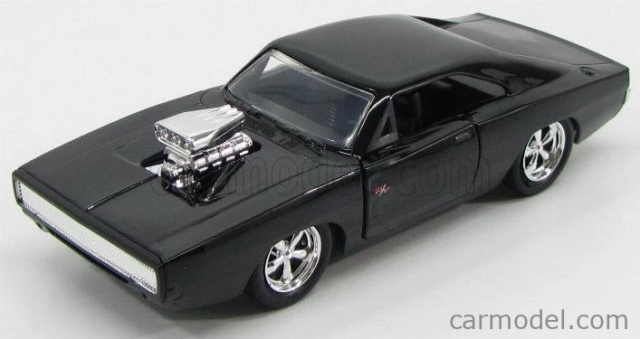 Jada Dodge Dom's Dodge Charger R/t 1970 - Fast & Furious 7 1:32 Black