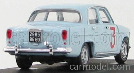 Rio-models Alfa romeo Giulietta Ti N 3 Rally Montecarlo 1960 E.carlsson 1:43 Light Blue
