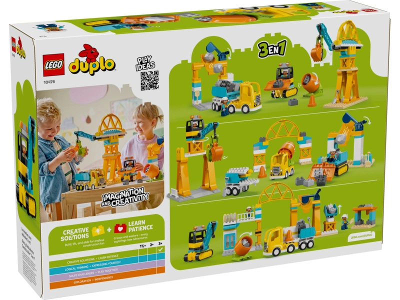 LEGO DUPLO - Stavenisko a vozidlá 3 v 1