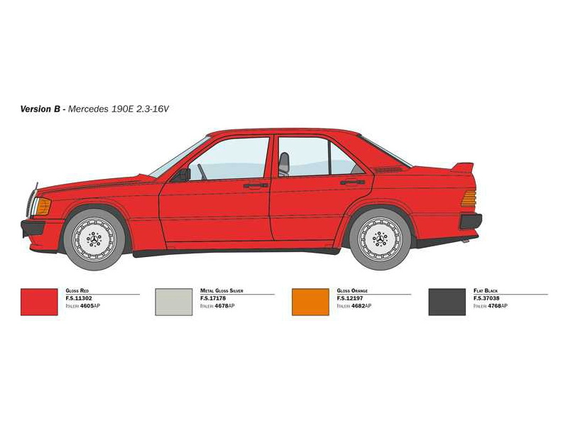 Italeri Mercedes-Benz 190E (1:24)
