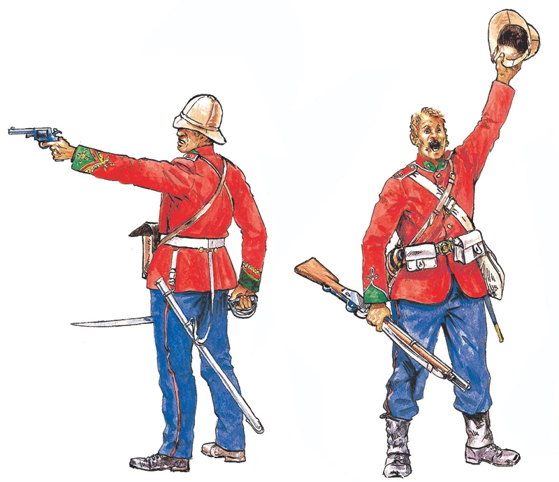 Italeri figurky - ZULU WARS - BRITISH INFANTRY (1:72)