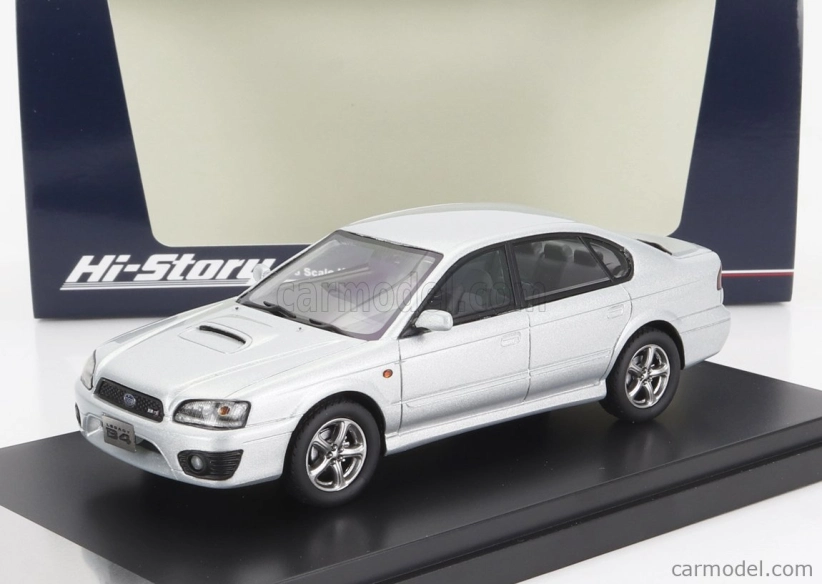 Hi-story Subaru Legacy B4 Rsk 2001 1:43 Silver
